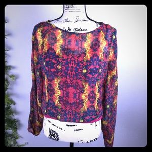 Women’s see-through blouse.